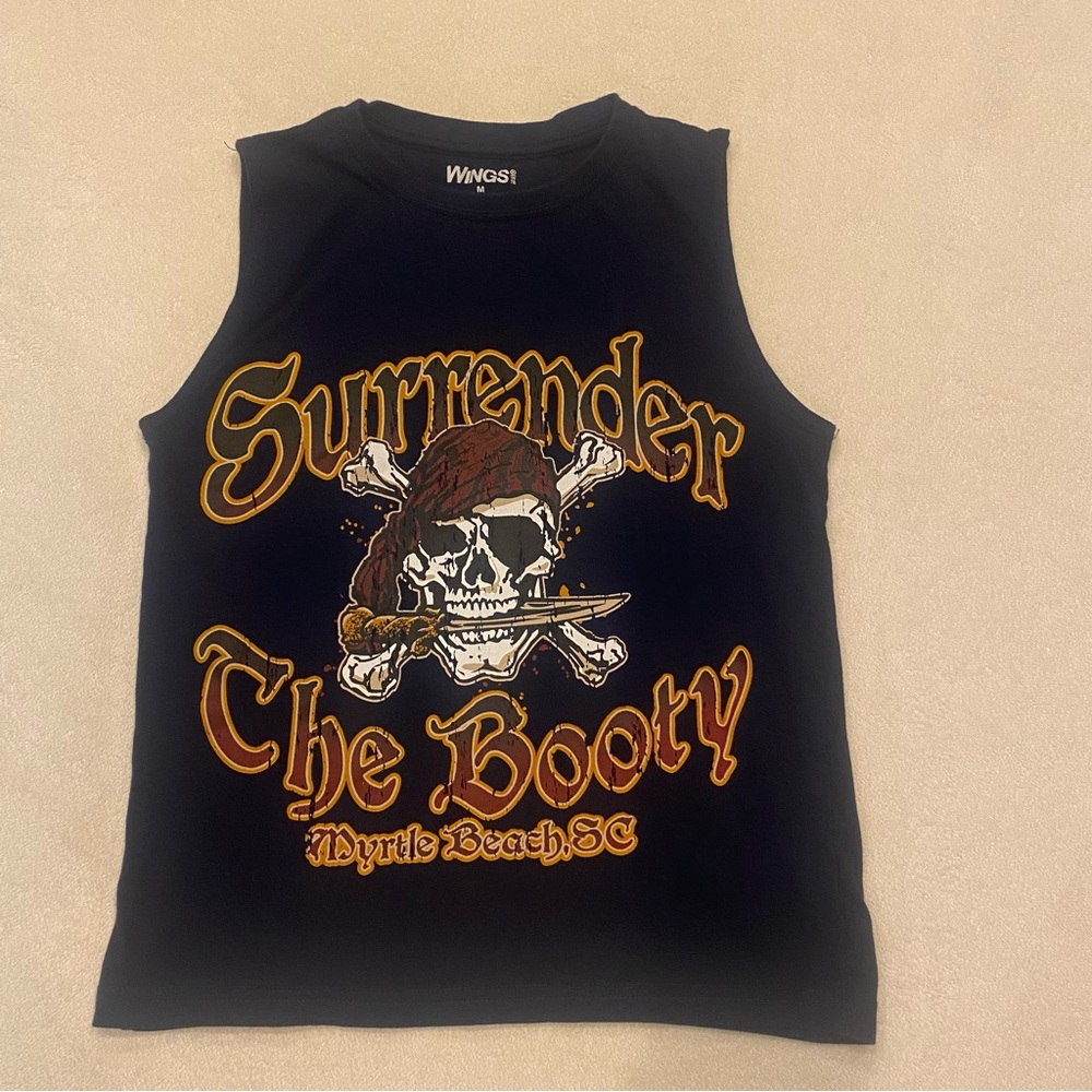 Kid's Size Medium Myrtle Beach, SC Surrender the Booty Sleeveless T-Shirt Size M